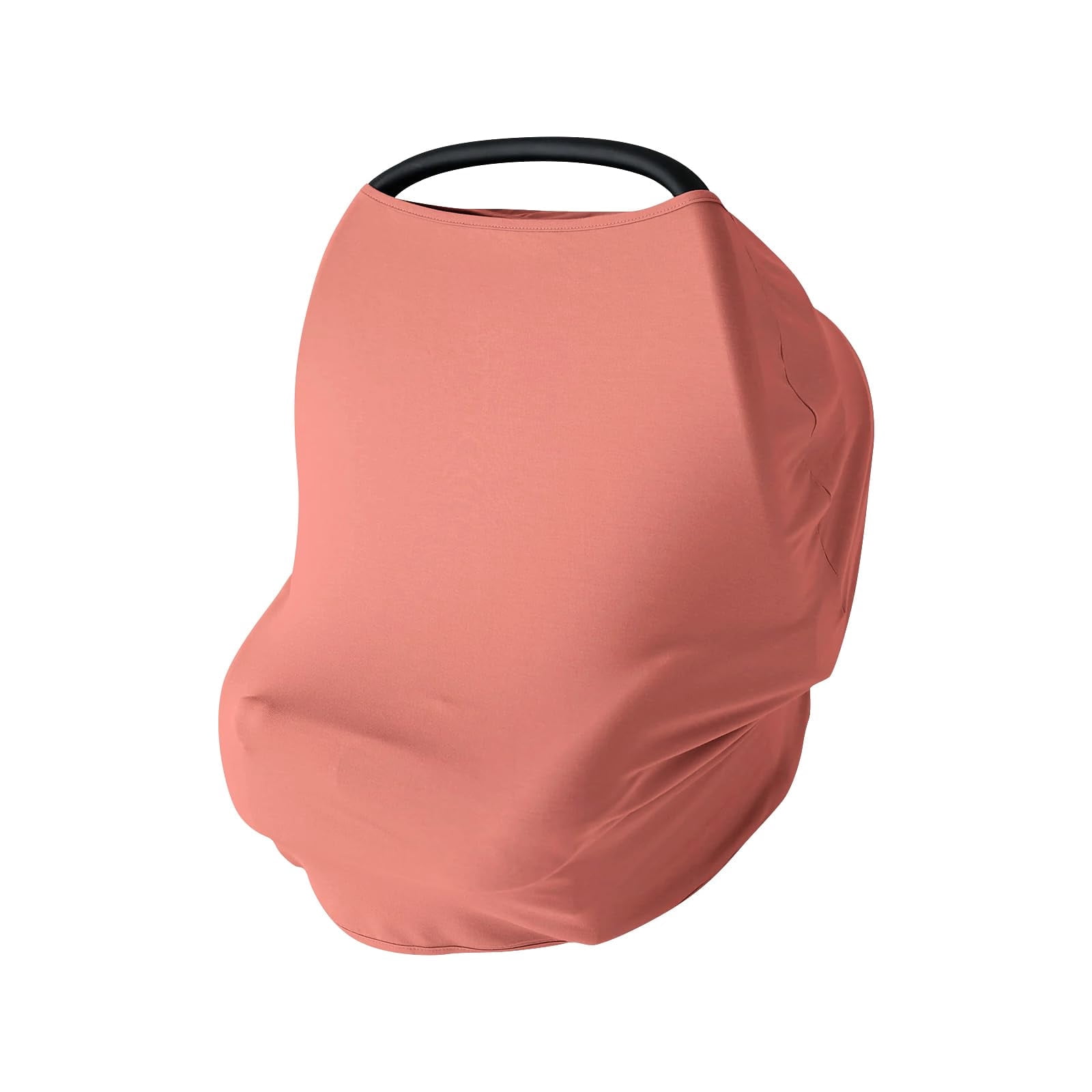 PurComfy Baby Car Seat Cover, SuperSoft Bamboo Viscose Carseat Cover for Infant Boys & Girls, Breathable Multi-Use Breastfeeding Covers, Canopy for Carrier, Stroller, Shopping Cart & High Chair