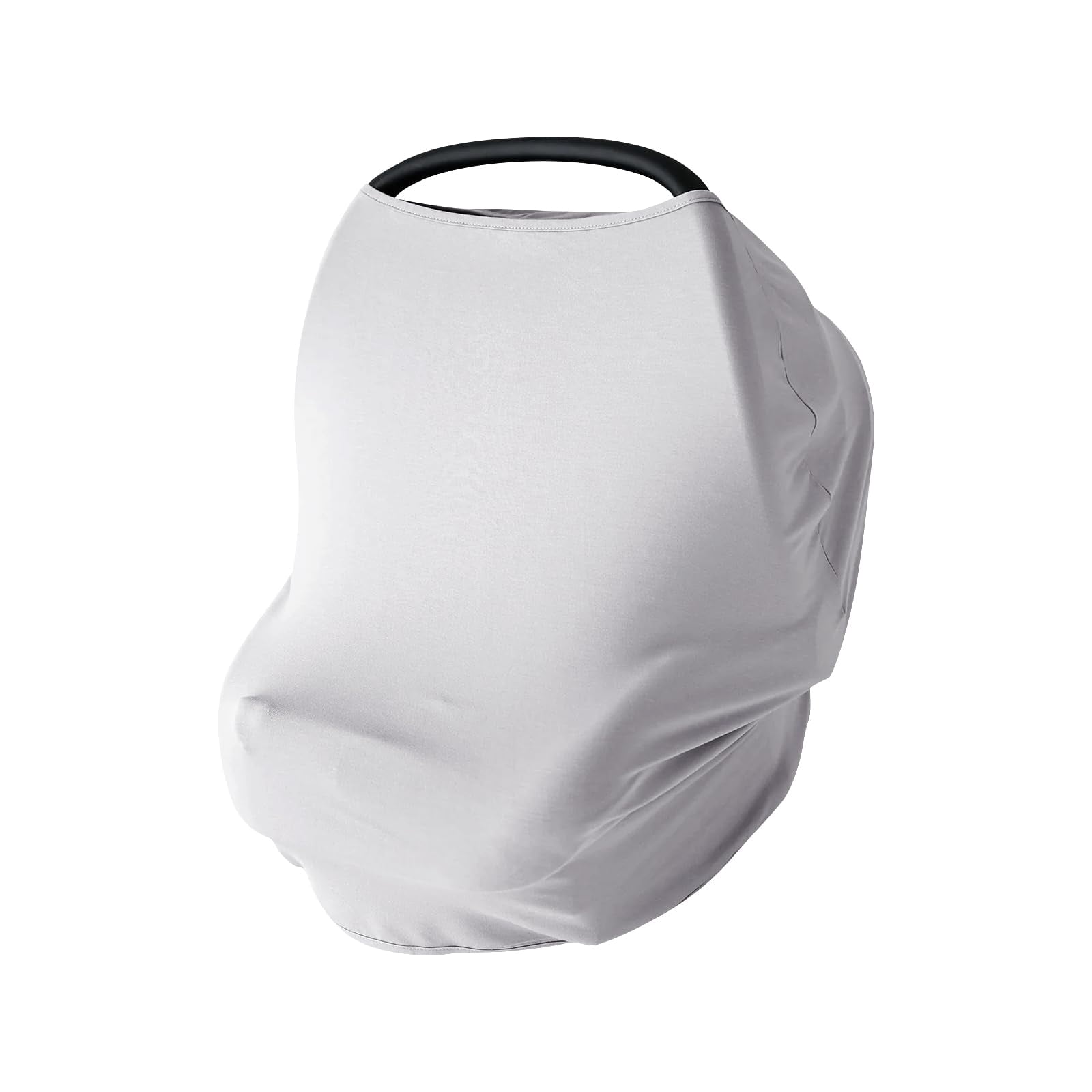 PurComfy Baby Car Seat Cover, SuperSoft Bamboo Viscose Carseat Cover for Infant Boys & Girls, Breathable Multi-Use Breastfeeding Covers, Canopy for Carrier, Stroller, Shopping Cart & High Chair