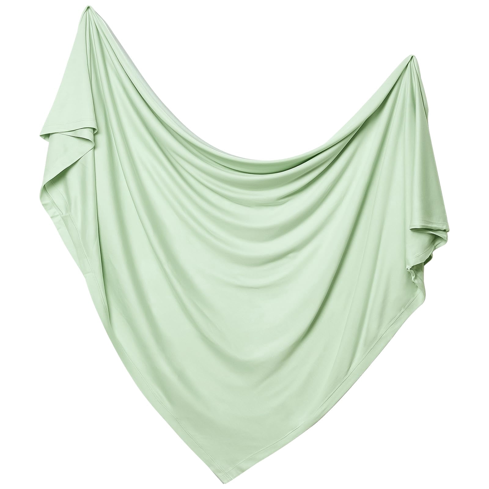 PurComfy Supersoft Swaddle Blanket, Premium Bamboo Viscose Baby swaddling Blankets, Lightweight & Breathable Swaddle Blankets for Boys and Girls, 47” x 47”, Neutral Baby Essentials