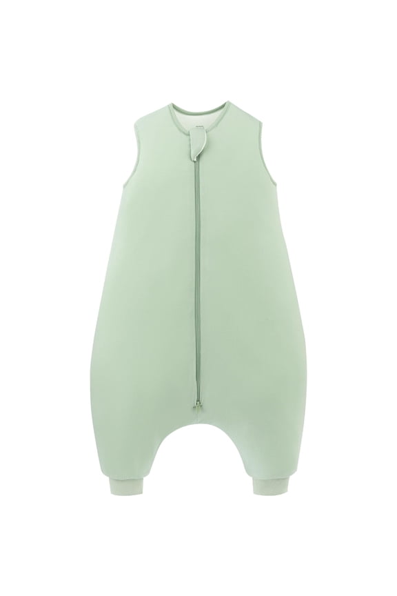Supersoft Toddler Sleep Sack With Feet 1.0 Tog, Premium Bamboo Viscose Sleep Sacks With Legs 2-Way Zipper Sleep Bag Walker 2T-4T, Sage