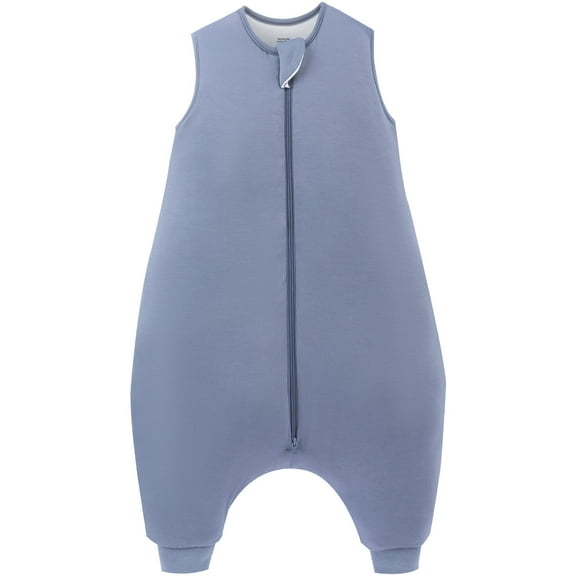 PurComfy Supersoft Toddler Sleep Sack With Feet 1.0 Tog, Premium Bamboo Viscose Sleep Sacks With Legs 2-Way Zipper Sleep Bag Walker 6-15 Month, Whale