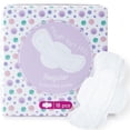 thumbnail image 1 of PurComfy Teens Period Pads with Wings for Tweens, Organic Cotton Sanitary Pads for Teen Girls 9-14, Teen Regular, 108 CT, 1 of 8