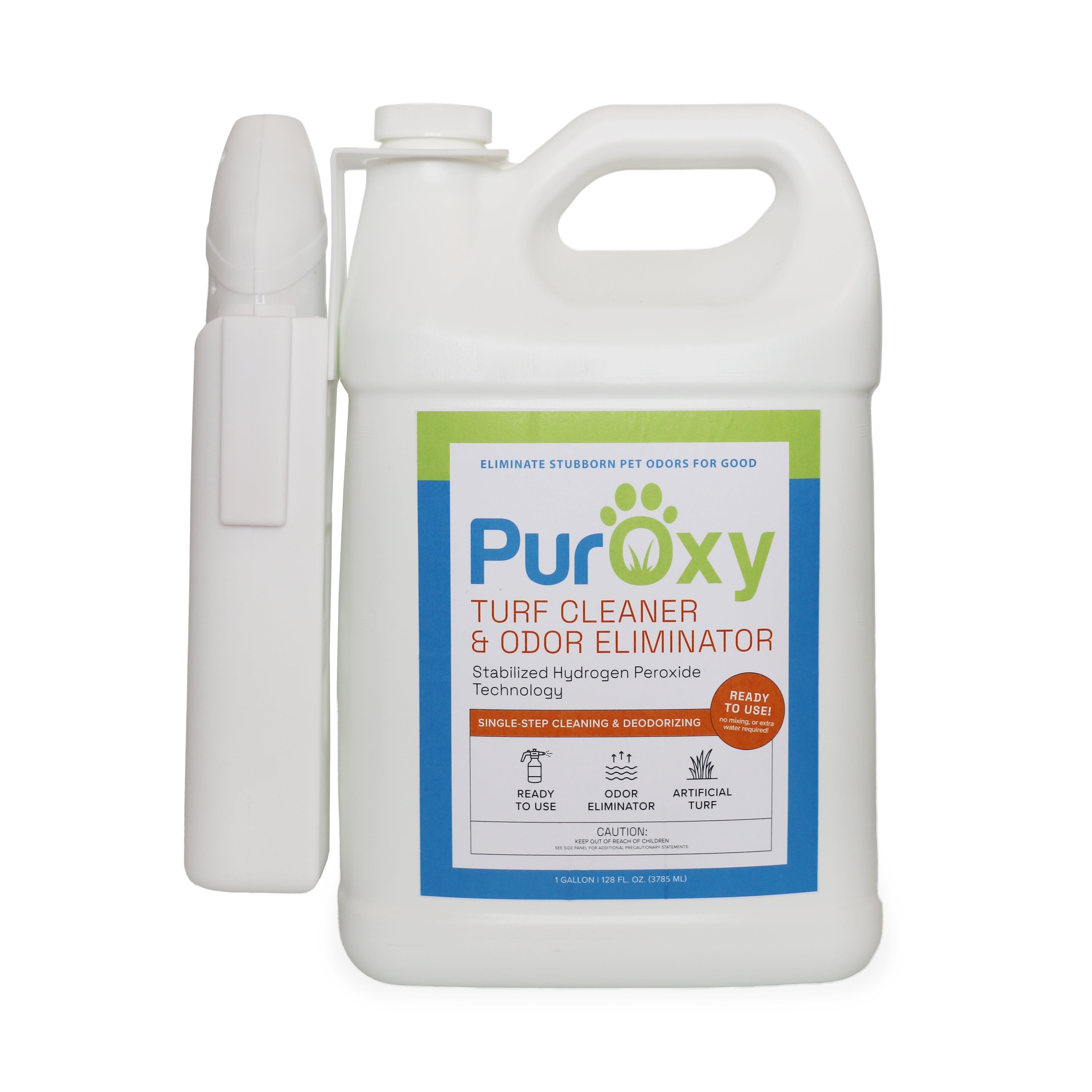 PurOxy Outdoor Cleaner & Pet (Dogs, Cats, Other) Odor Eliminator with Power Sprayer