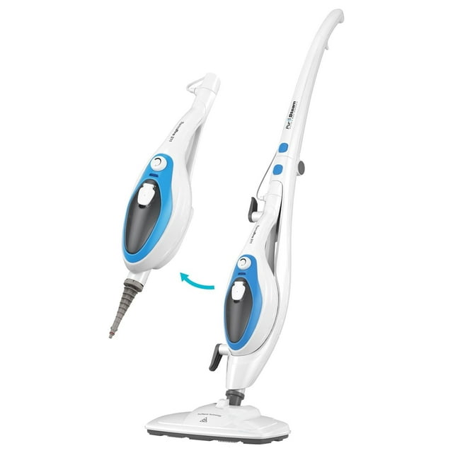 PurSteam 10in1 Steam Mop, Floor Steamer with Detachable Handheld