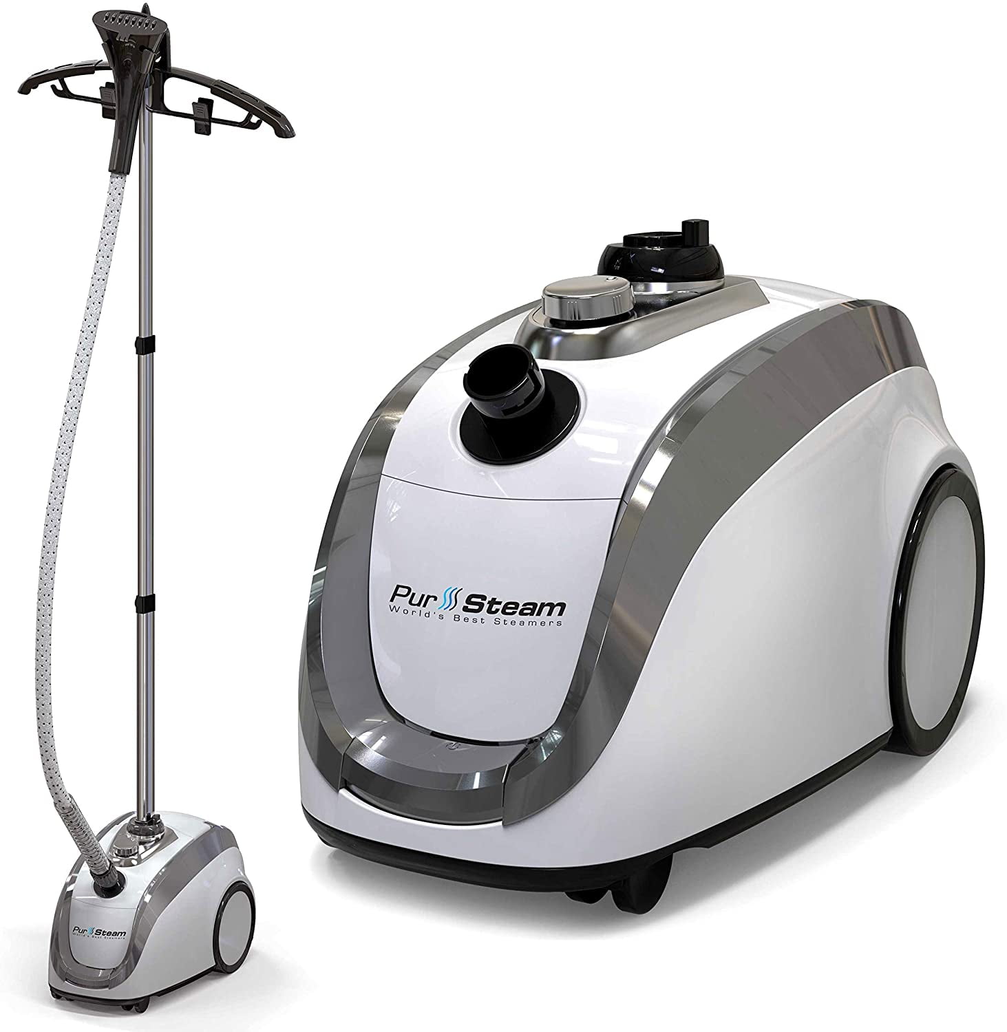 PurSteam 2020 Official Partner of Fashion Full Size Steamer for Clothes Garments Fabric