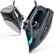 PurSteam Gray Steam Burst Steam Iron with Ceramic Soleplate, 1750W
