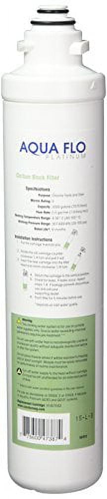 Aqua Flo Platinum Quick Change Carbon Block Water Filter