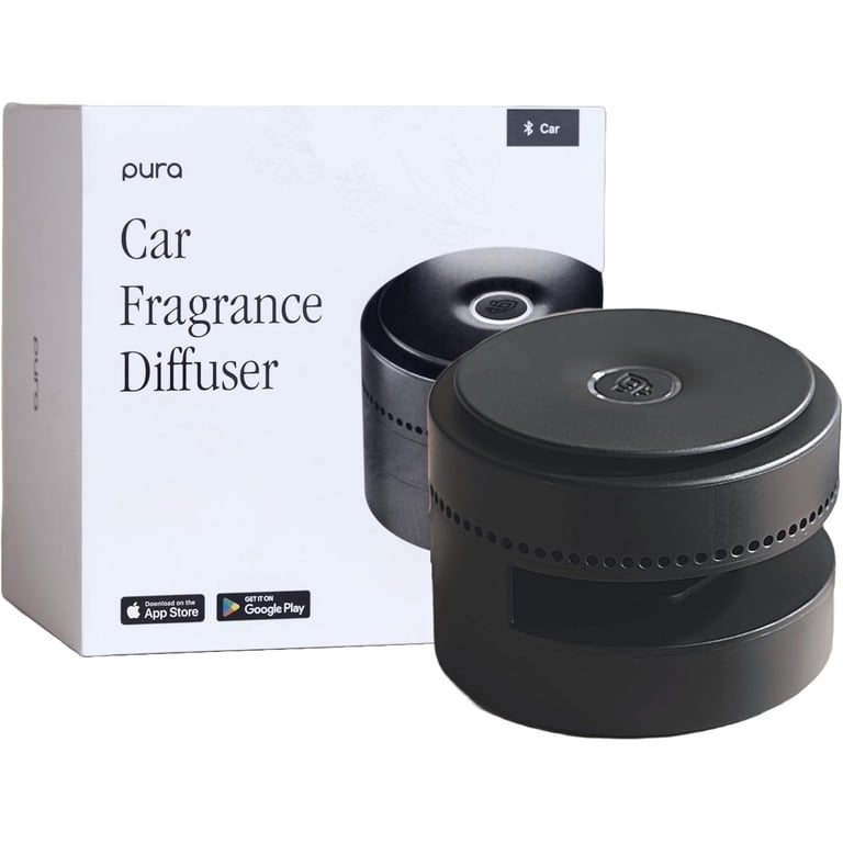 Pura Car Diffuser - Smart Car Aroma Diffuser with USB-C Cable for Luxury Fragrances - Auto Start & Start - Adjustable Fragrance Intensity