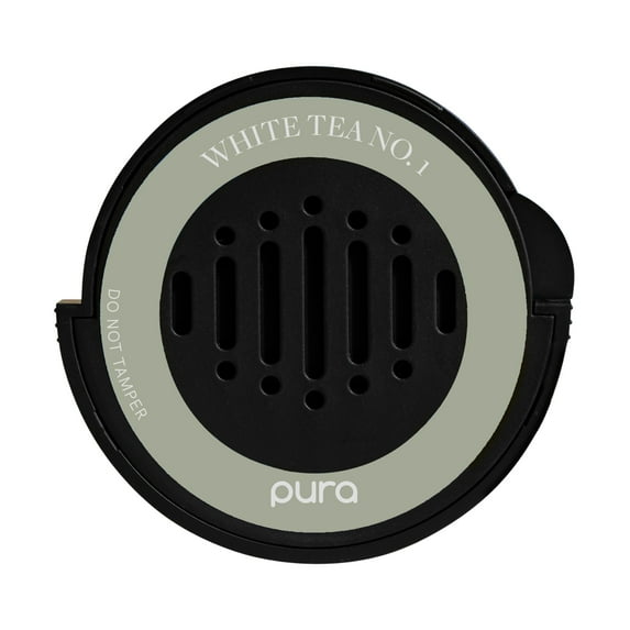 Pura Car Scent Refill - Fragrance for Pura Car Diffuser - Clean & Safe Luxury Diffuser Scent - Long-Lasting Fragrance for 30 Days of Aroma - Must-Have for Car - White Tea No. 1
