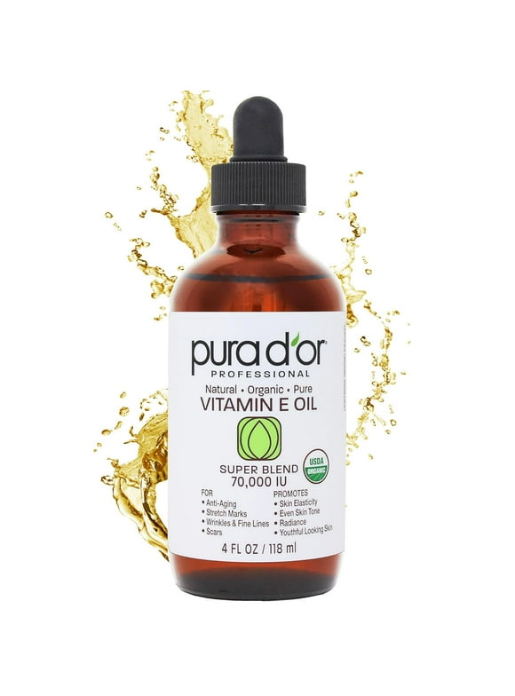 Pura D'Or Vitamin E Oil 70,000 Iu 4 fl oz Liq
