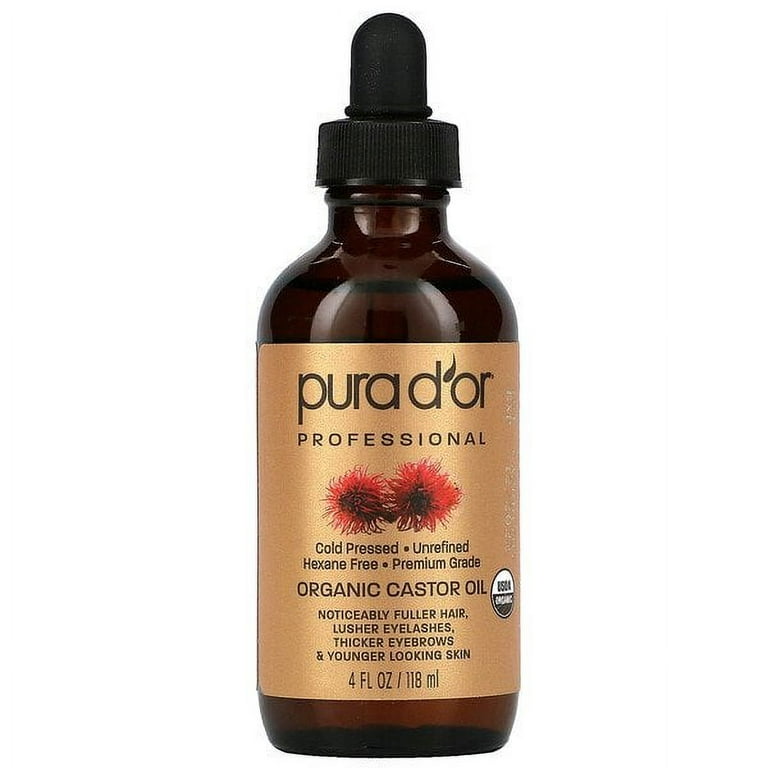 PURA D'OR 16 Oz ORGANIC Fractionated Coconut Oil - 100% Pure & Natural USDA  Certified Cold Pressed Carrier Oil - Non-Greasy, Unscented, Hexane Free