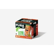 PURA Kids Box | Peach Fruit extract infused Drink for kids | 7g Pure Cane Sugar | Non-GMO | Vegan, No Artificial Sweeteners | Best Lunchbox Beverage with Paper Straw | 6.67 fl oz (200ml) Pack of 6