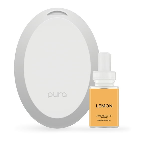 Pura Waterless Mini Fragrance Diffuser with Lemon Refill, Smart Home ...