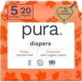 thumbnail image 1 of Pura Sensitive Soft Sustainable Baby Diapers Size 5, 20 Count (Choose Your Size and Count), 1 of 10