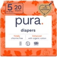 thumbnail image 1 of Pura Sensitive Soft Sustainable Baby Diapers Size 5, (20 Count), 1 of 8