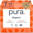 thumbnail image 1 of Pura Sensitive Soft Sustainable Baby Diapers Size 7, 17 Count (Choose Your Size and Count), 1 of 10