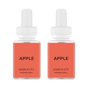 Pura & Simplicity Home Scent Refill - Smart Air Diffuser - Long-Lasting Luxury Fragrance per Refill - Home Essential - Clean & Safe Diffuser Fragrance - 2 Pack, Apple