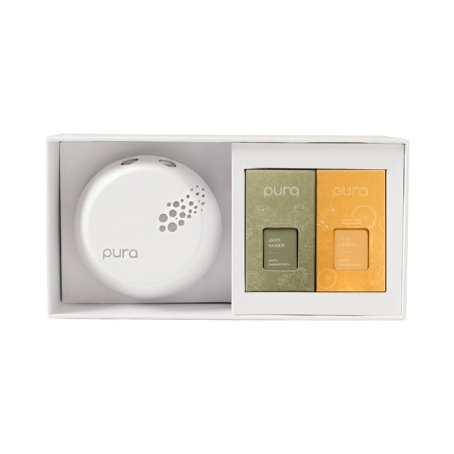 Pura Smart Home Fragrance Device Starter Set V3 Scent Diffuser for Homes, Bedrooms & Living