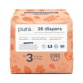 Pura Sustainable Totally Chlorine Free (TCF) Diapers Size 3, 26 Count