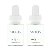 Pura & Unify Co. Home Scent Refill - Smart Air Diffuser - Long-Lasting Luxury Fragrance per Refill - Home Essential - Clean & Safe Diffuser Fragrance - 2 Pack, Moon