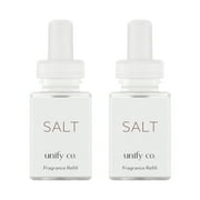Pura & Unify Co. Home Scent Refill - Smart Air Diffuser - Long-Lasting Luxury Fragrance per Refill - Home Essential - Clean & Safe Diffuser Fragrance - 2 Pack, Salt