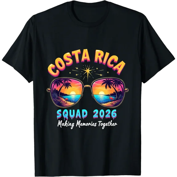 Pura Vida 2026 Central America Travel Costa Rica Souvenir T-Shirt, Unisex T-Shirt