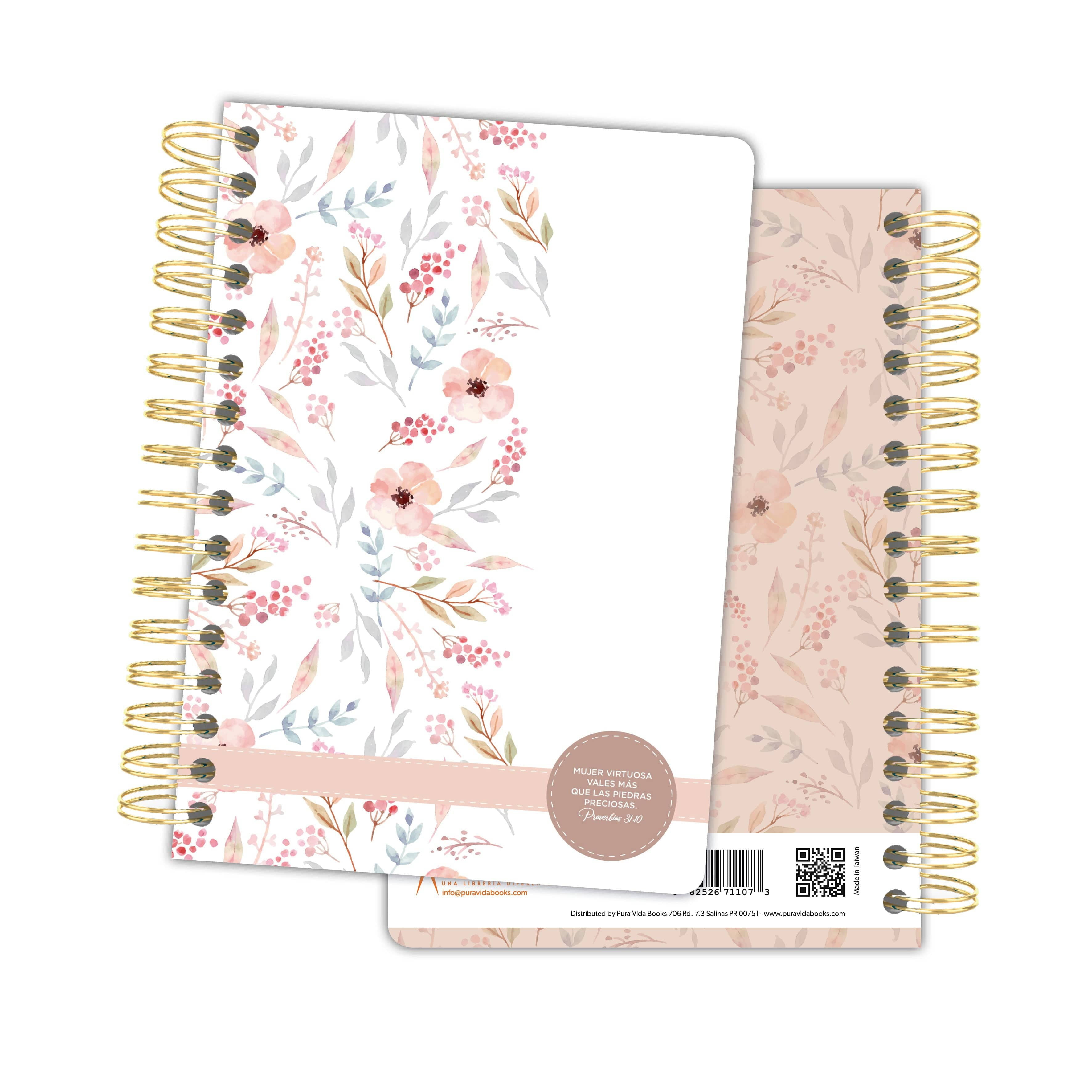 Pura Vida Books, Hardcover Journal, Tapa Dura, Mujer Virtuosa