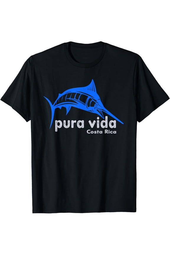Pura Vida Costa Rica Fishing T-Shirt