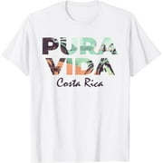 Pura Vida Costa Rica Shirt Colorful Tropical Beach Tee T-Shirt