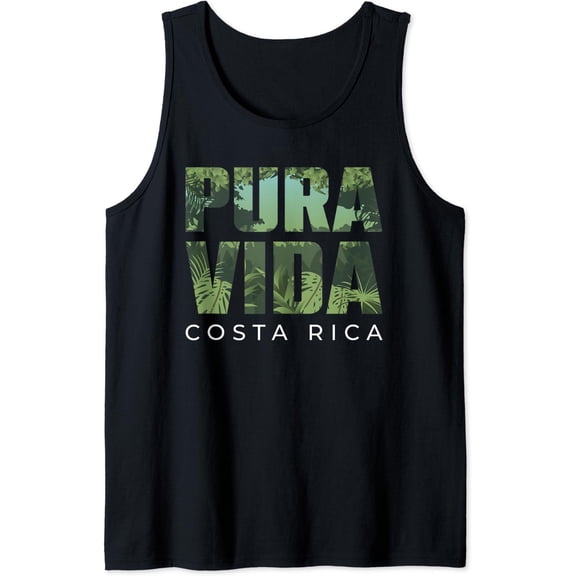 Pura Vida Costa Rica Souvenir - Cool Central America Travel Tank Top Size S-3XL