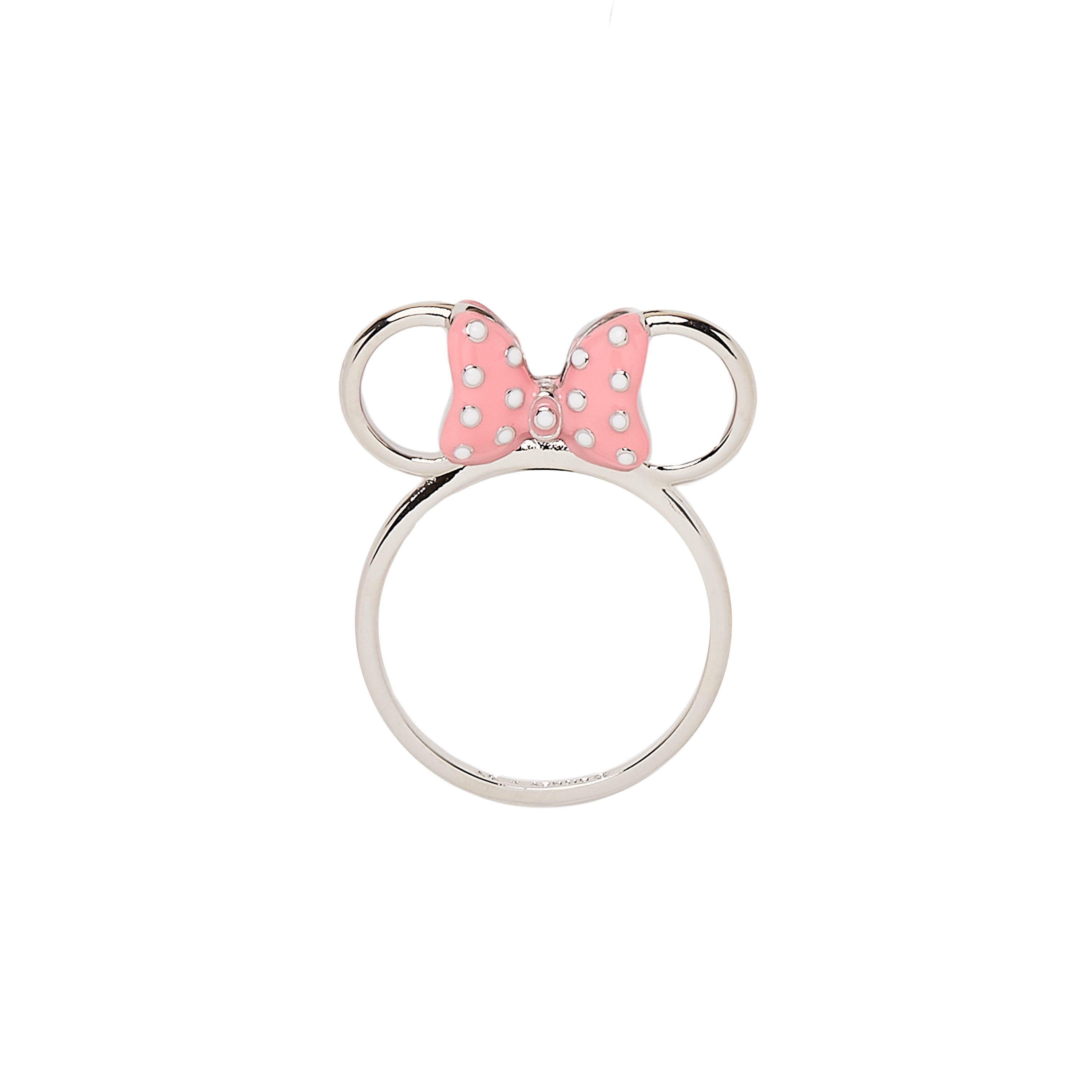Pura Vida Silver Disney Minnie Mouse Cutout Ring - Brass Base Band ...