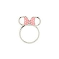 thumbnail image 1 of Pura Vida Silver Disney Minnie Mouse Cutout Ring - Brass Base Band, Rhodium Plating - Size 9, 1 of 3