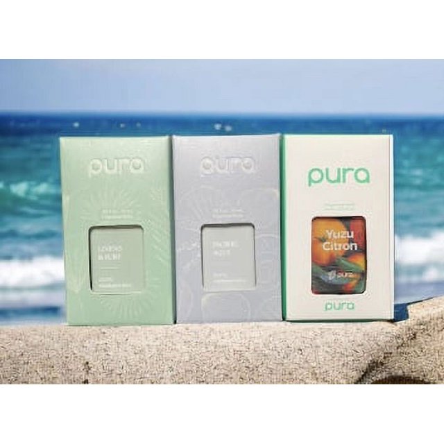 Pura scent refills, variety of 3, Pura Fragrance for Smart Home Air