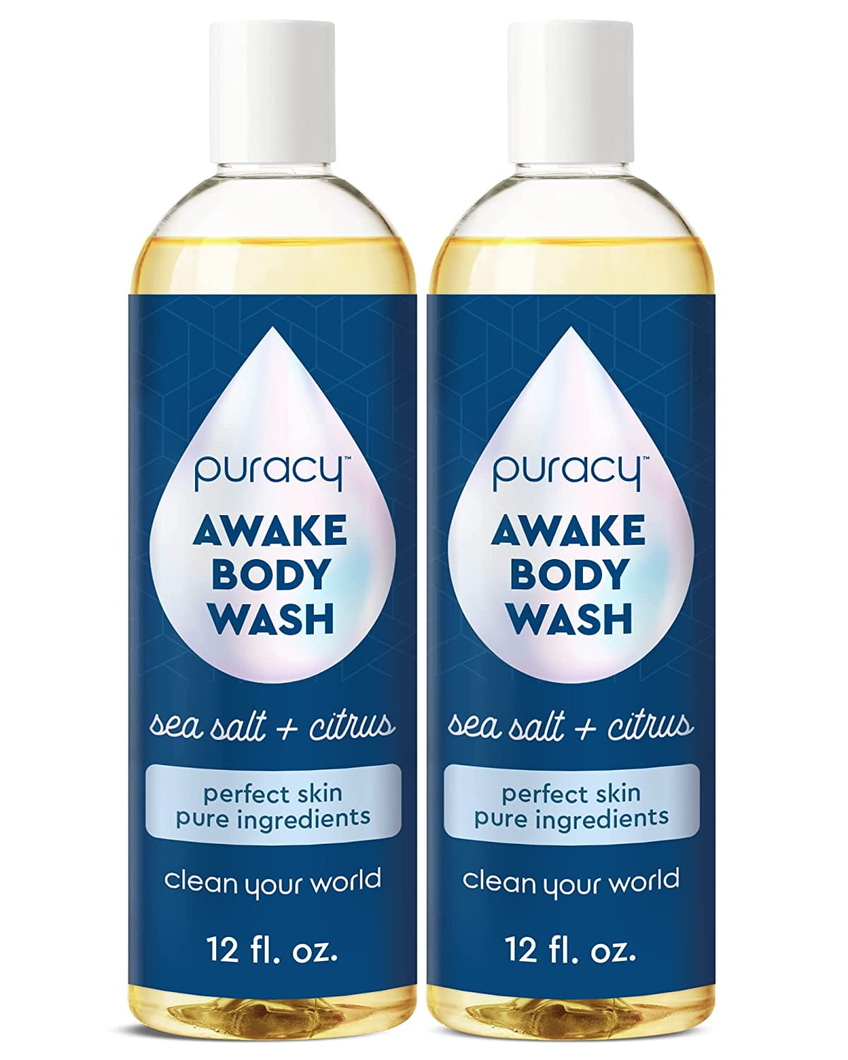 Puracy Body Wash Natural Body Wash, 98.6 Pure Plant Ingredients