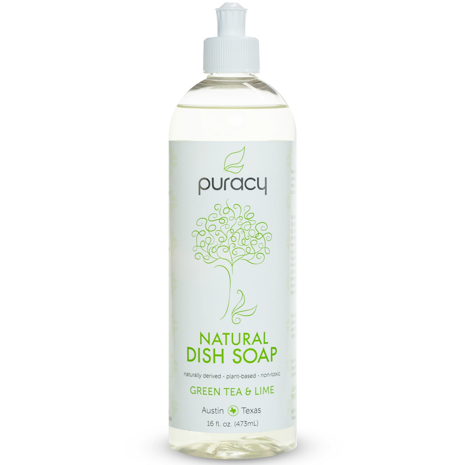 Puracy Natural Dish Soap - Green Tea & Lime - image 1 of 3