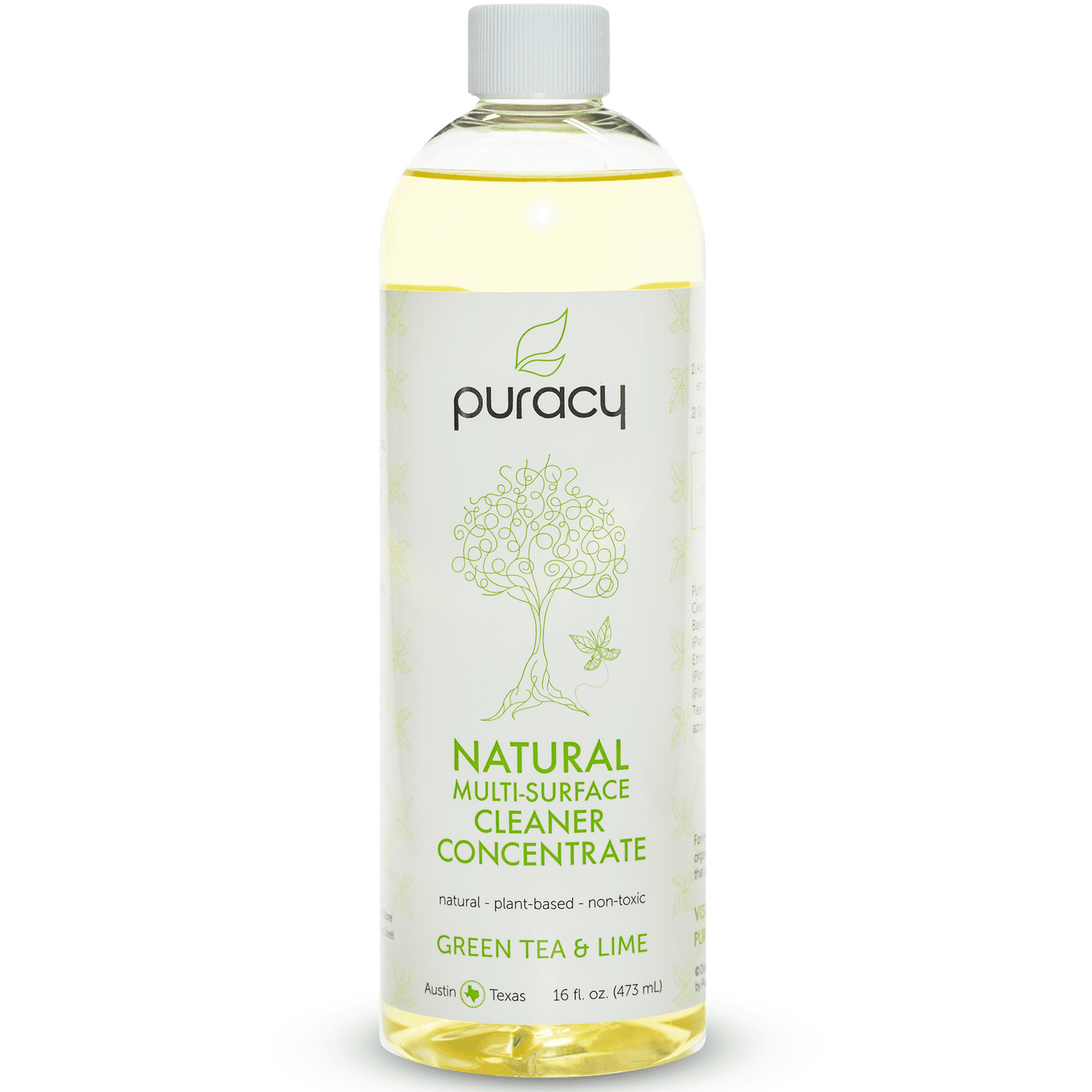 Puracy 99.9% Natural All Purpose Cleaner Concentrate - Makes 128oz Multi  Purpose Cleaner - Green Tea & Lime - Surface Cleaner, Floor Cleaner,  Kitchen