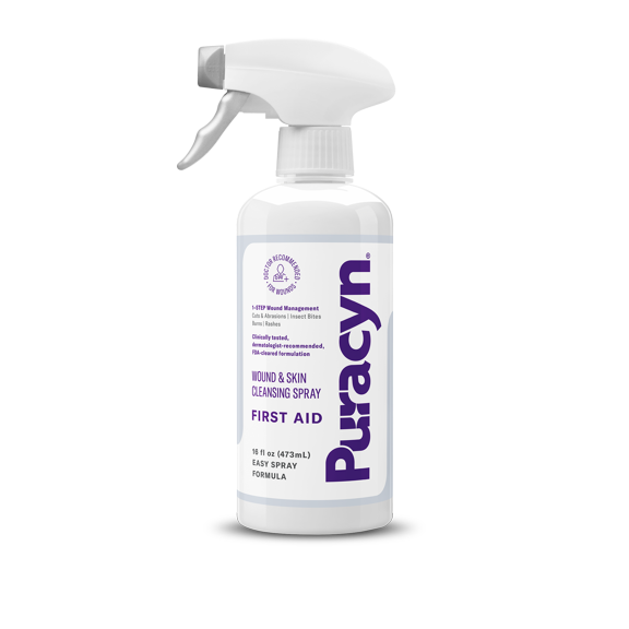 Puracyn First Aid Wound and Skin Cleansing Spray, 16 Fluid Ounce