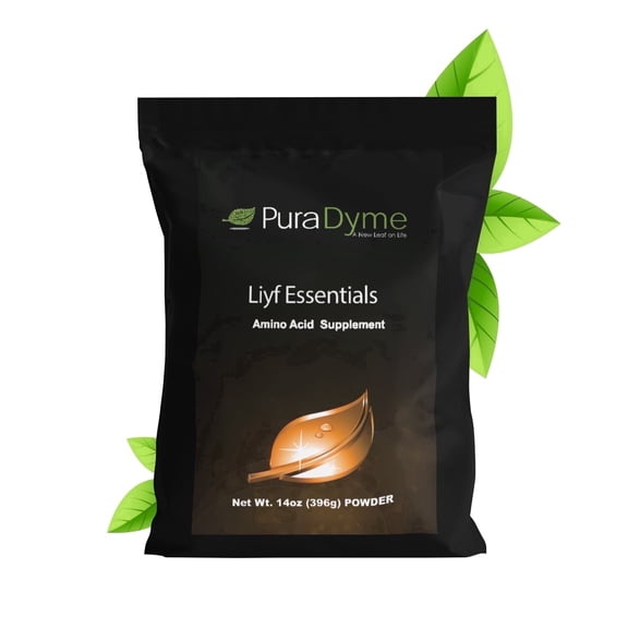 PuraDyme Liyf Essentials, Amino Acids Supplement for Energy and Longevity (14 oz)