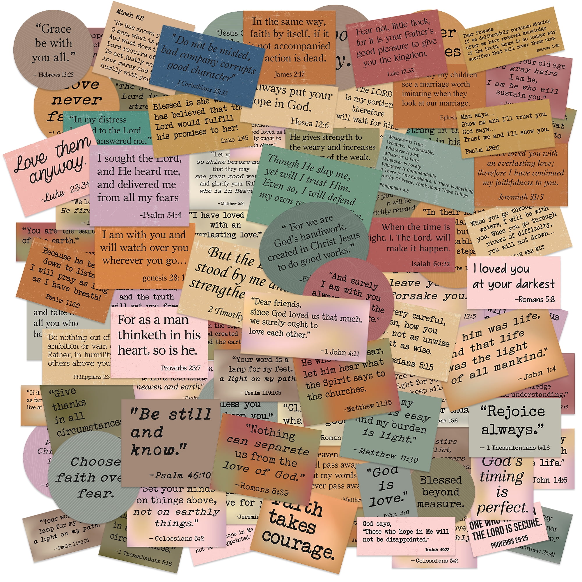 Puraesla 160pcs Boho Christian Stickers Inspirational Bible Verse Stickers, Waterproof Vinyl Faith & Jesus Decals for Journaling Bibles Water Bottle Scrapbook Laptop Gifts for Kids