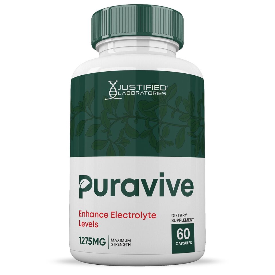 Puravive Pills 1275MG Supplement Mineral Support Maximum Strength 60 ...