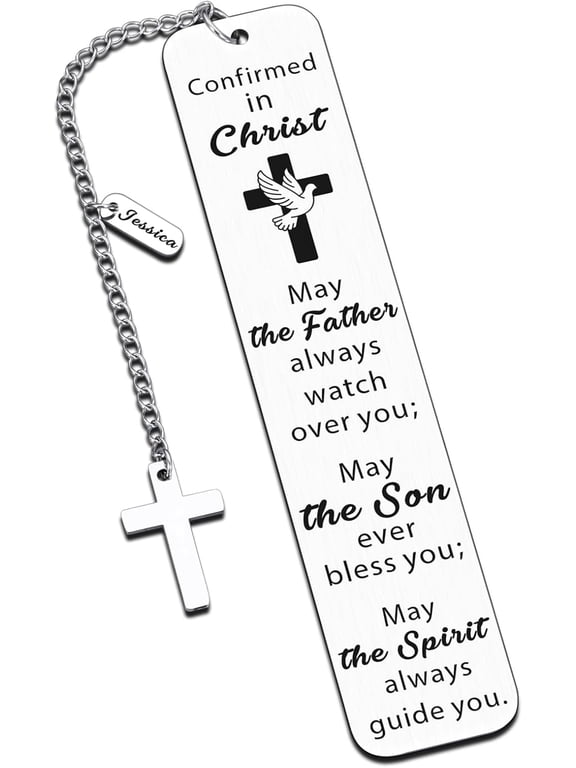 Purchase ProductsFirst Communion Gifts for Girls Catholic Boys, Custom Gifts for Names, Easter Basket Fillers for Adults, Baptism Gifts for Girls Personalized, Easter Gifts for Kids, Christian Gifts