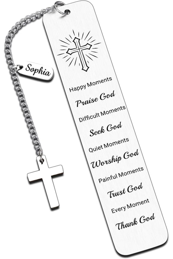 Purchase ProductsFirst Communion Gifts for Girls Catholic Boys, Custom Gifts for Names, Easter Basket Fillers for Adults, Baptism Gifts for Girls Personalized, Easter Gifts for Kids, Christian Gifts