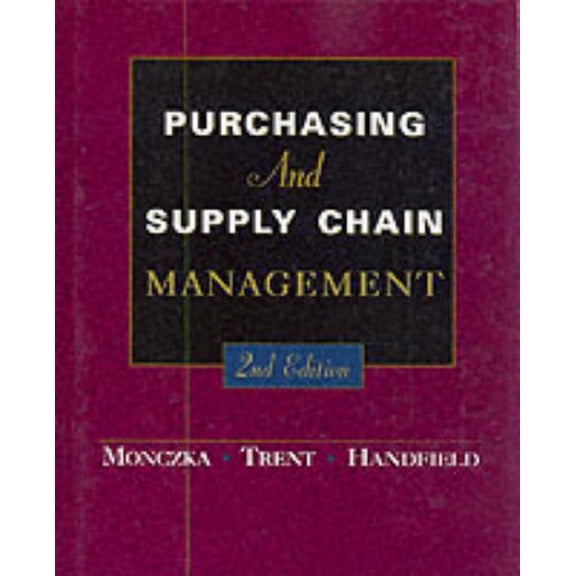 Pre-Owned Purchasing and Supply Chain Management, 9780324023152, 0324023154, Hardcover, 2 edition