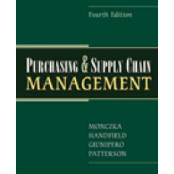 Pre-Owned Purchasing and Supply Chain Management (Hardcover) 0324381344 9780324381344
