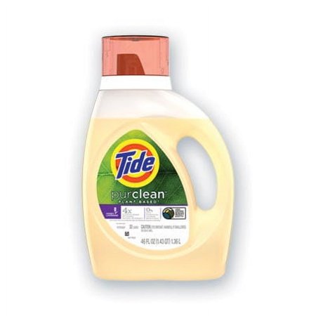 Purclean Liquid Laundry Detergent, Honey Lavender, 32 Loads, 46 Oz Bottle, 6/Carton