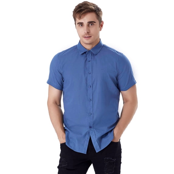 Purcoar Blouses for men Blouse elegant mens Work Blouses Blouse for men