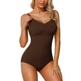 thumbnail image 1 of Purcoar Bodysuit for Women Shapewear Tummy Control Sleeveless Seamless Body Shaper, 1 of 9