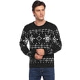 thumbnail image 1 of Purcoar Mens Casual Slim Fit Knitted Christmas Holiday Party Pullover Sweaters, 1 of 10