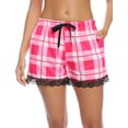 thumbnail image 1 of Purcoar Women's Shorts Soft Elastic Waist Sleepwear Shorts with Pockets, 1 of 10