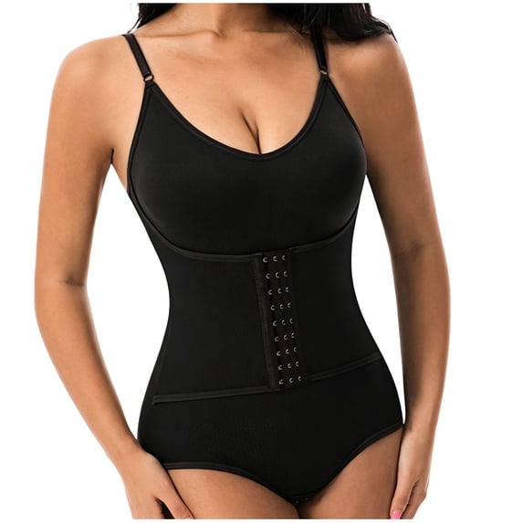 Purcolt Bodysuit Shapewear for Women - Postpartum Tummy Control Seamless Butt Lifting Waist Snatching Body Shaper, Thong & Brief Style